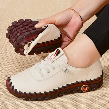 Comfortable Chic - Women's Oxfords - Handmade, Breathable, Lightweight, Non Slip, Lace Up, Slip On, Soft Insoles, Easy Walking Shoes for Everyday Wear Lady T Fashions