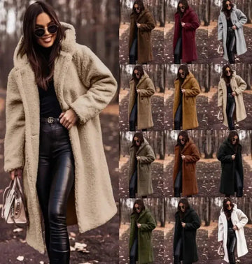 Jackets for Women Autumn and Winter Fashion Long Sleeve Tweed Coat for Women - Lady T Fashions