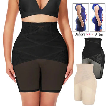 Shapewear for Women Tummy Control High Waisted Body Shaper Shorts Shapewear Girdles Thigh Slimmer Underwear Shaping Panties - Lady T Fashions