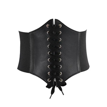 Women's Corset Body Shapewear Sexy Wide Leather Belt Cummerbunds Strap Belts for Women High Waist Slimming Corsets and Bustiers - Lady T Fashions