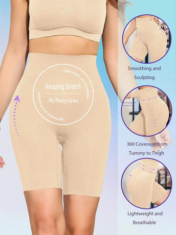 Shapewear for Women High Waist Trainer Panties Tummy Control Hip Butt Lifter Shorts Slimming Sheath Ladies Mid Thigh Body Shaper - Lady T Fashions