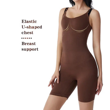 Women Bodysuit Shapewear Tummy Control Full Body Shaper Slimming Sheath Butt Lifter Push Up Thigh Slimmer Abdomen Shapers Corset - Lady T Fashions