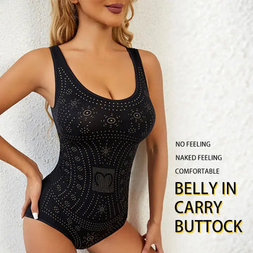 Womens Plus Size One-piece Shapewear Abdominal Hip Lifting Underwear Tight Fitting Shaping Body Hugging Corset - Lady T Fashions