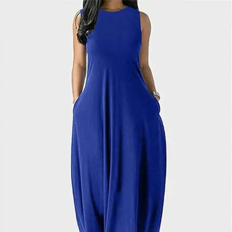 Ladies' Fashionable And Elegant Temperament Versatile Solid Color Off Shoulder Dress Lady T Fashions