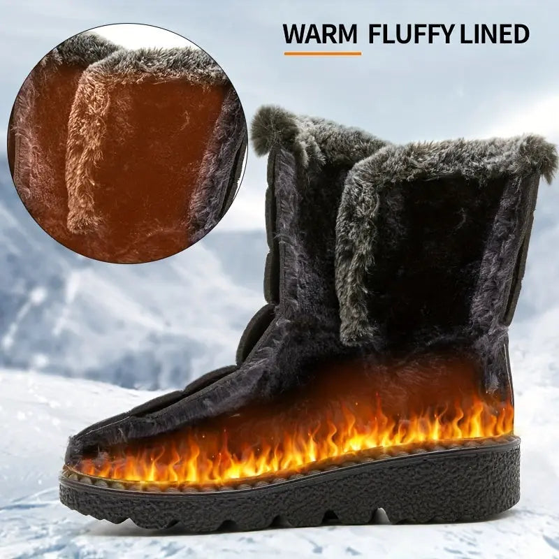 Winter Boots for Women New Long Plush Snow Boots Woman Platform Ankle Boots Warm Shoes Lady T Fashions