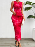 Elegant Slim Sleeveless Mesh Dress Lady T Fashions