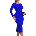 Elegant Flounced African Dress Women Lady T Fashions