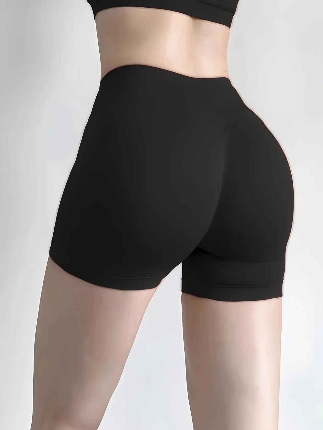 High-Waisted Yoga Shorts - Quick-Dry & Squat-Proof Lady T Fashions