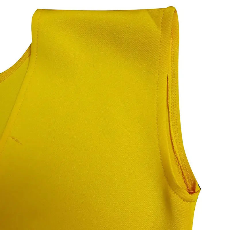 Women's Elegant Ruffle Sleeveless Bodycon Formal Party Cocktail Pencil Midi Dress Lady T Fashions