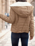 Black Casual Street Style Lightweight Warm Short Women Padded Coat Lady T Fashions