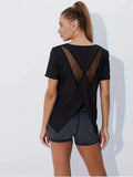 Women's Workout T-Shirt - Breathable Quick-Dry For Gym & Running Lady T Fashions