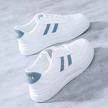 Women's All-matching Casual Sports Leather Summer White Sneakers Internet Celebrity Lady T Fashions
