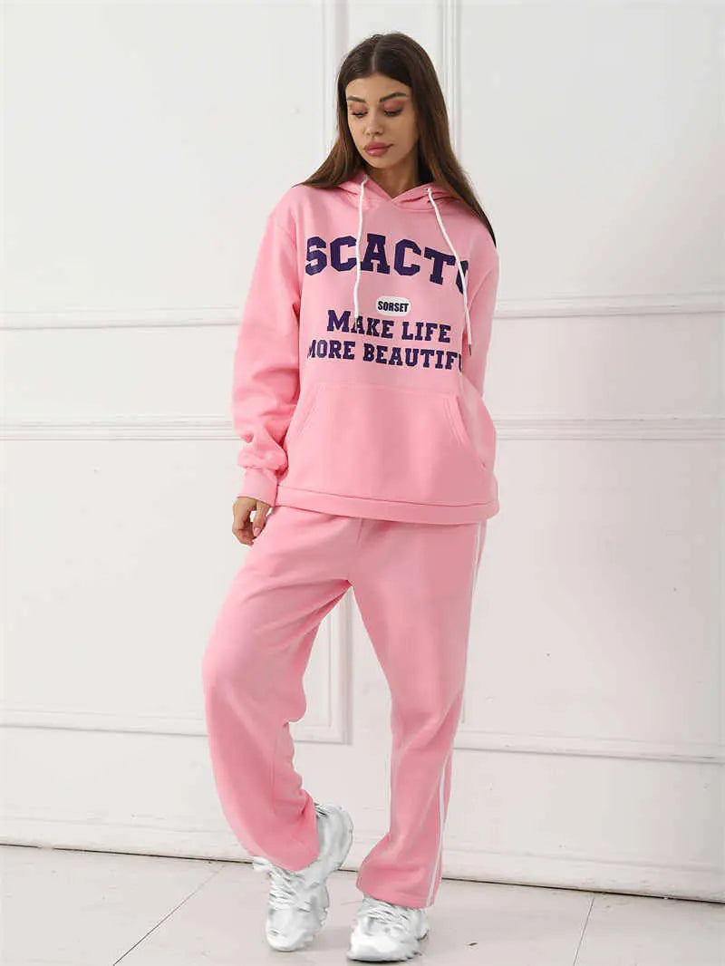 Women's Fashion Casual Printed Top Pants Set Lady T Fashions