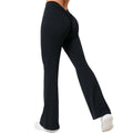 Ladies' Hip Lifting Yoga V Waist Bell-bottom Pants Lady T Fashions