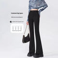 High Waist High-grade Anti-wrinkle Straight Slimming Casual Flared Pants Lady T Fashions