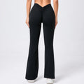 Ladies' Hip Lifting Yoga V Waist Bell-bottom Pants Lady T Fashions