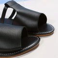 Womens Comfortable Casual Slippers - Stylish Black Open Toe Non-Slip Slides - Durable Outdoor & Beach Ready, Quick-Dry Slip-On Shoes Lady T Fashions