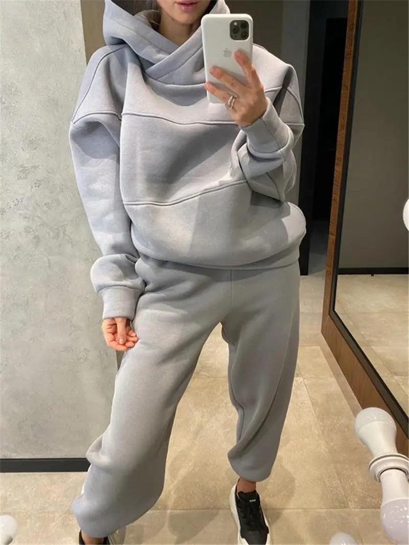 Fashion Casual Foreign Trade Sweater Suit Lady T Fashions
