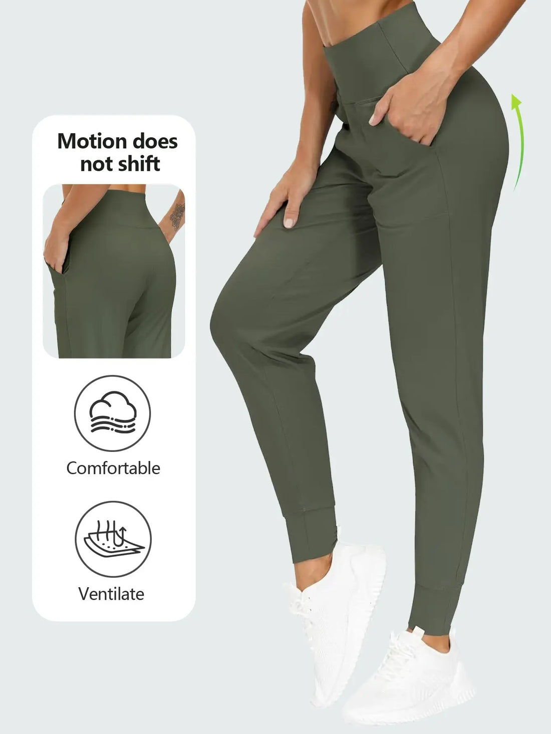 High Waist Yoga Pants With Pockets Leggings For Women Tummy Control Workout Leggings For Running Fitness Yoga Lady T Fashions