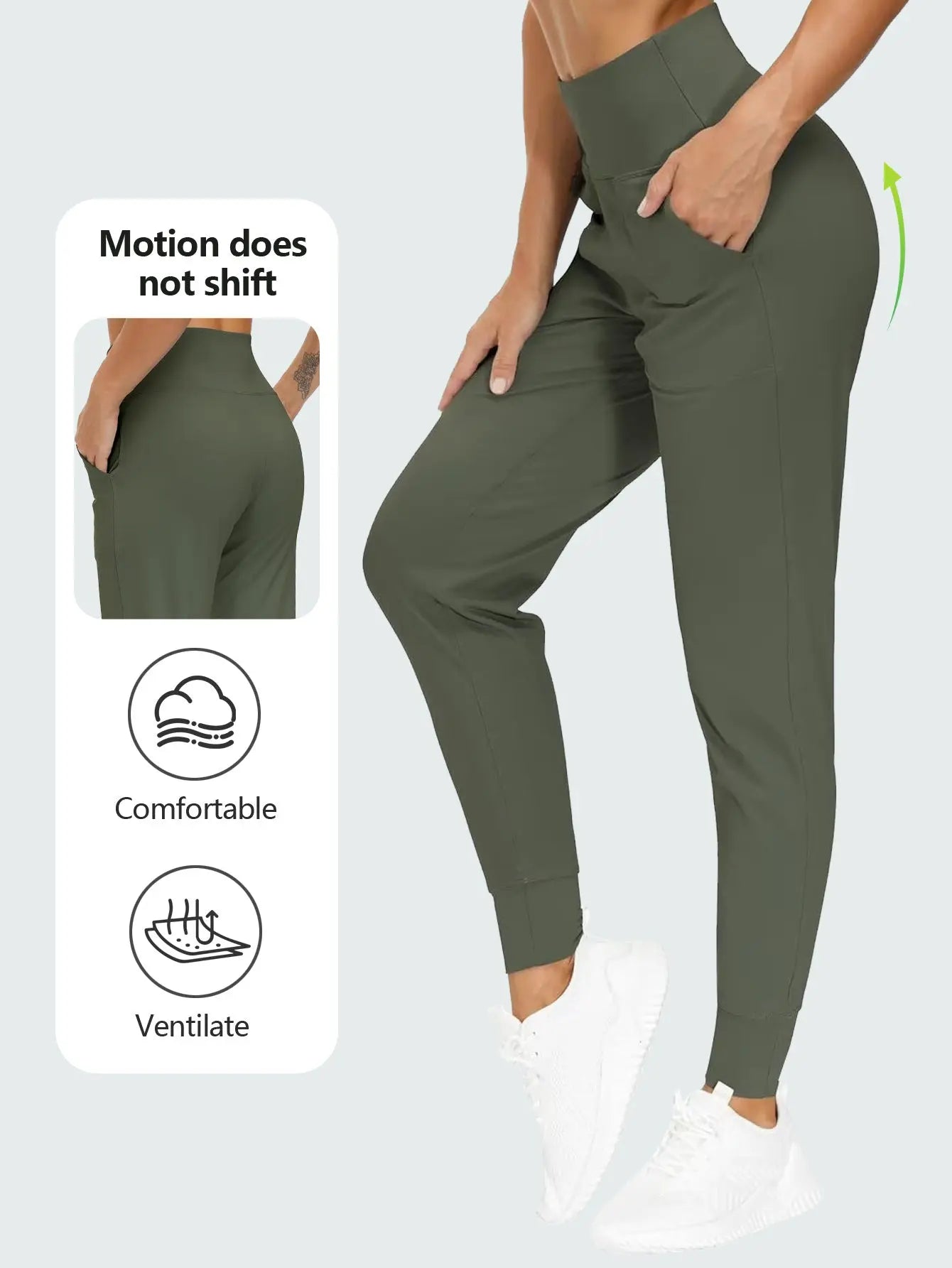 High Waist Yoga Pants With Pockets Leggings For Women Tummy Control Workout Leggings For Running Fitness Yoga Lady T Fashions