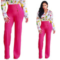 Double breasted flared pants Lady T Fashions