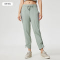 Quick-drying Breathable Running Fitness Straight Cropped Pants Ice Casual All-matching Lady T Fashions