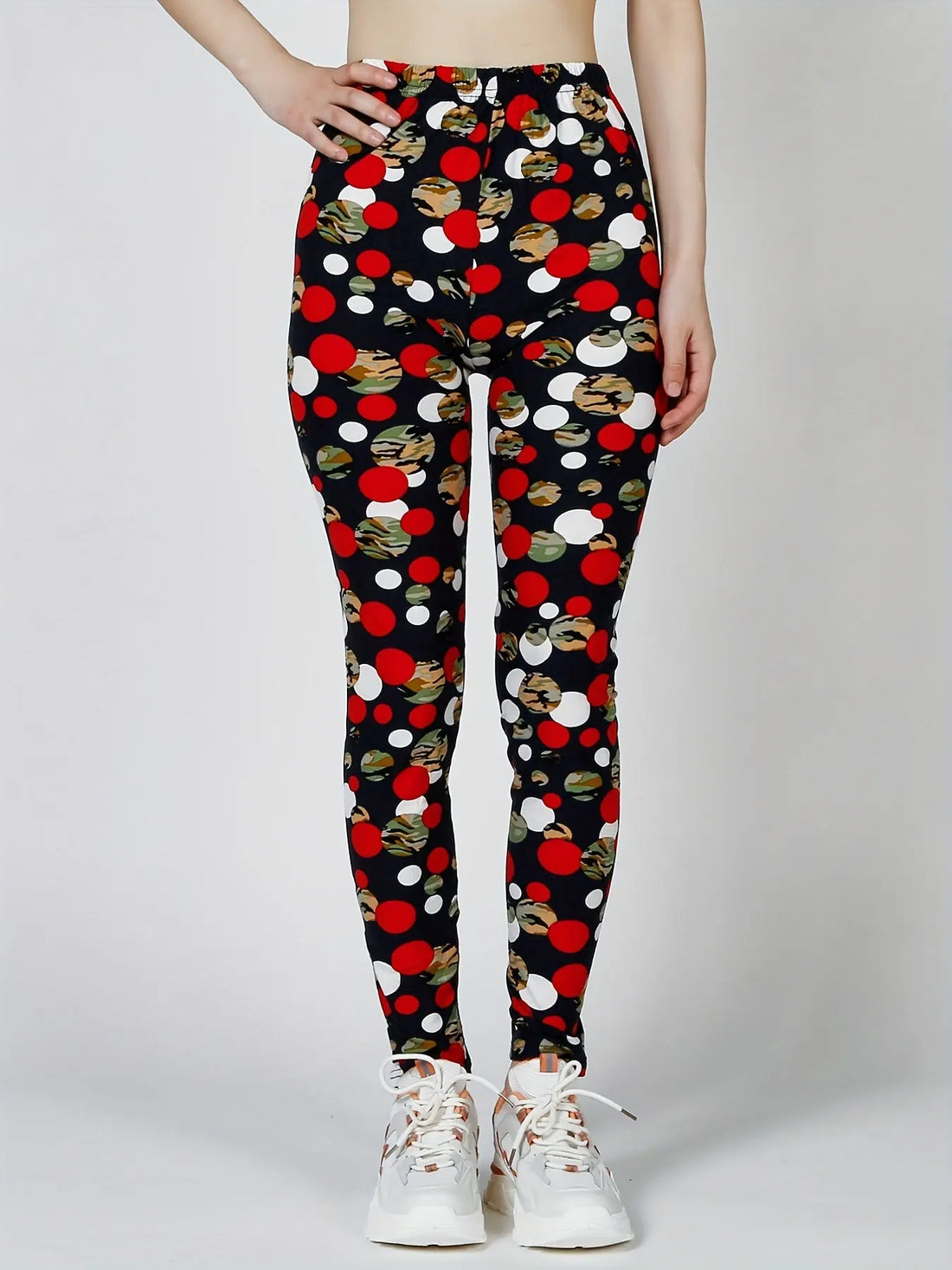 [Floral Leggings] High Waist Floral Printed Women's Leggings | Casual Sweatpants Pants Lady T Fashions
