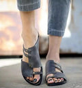 pu open-toe hollow lady sandals Lady T Fashions