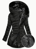 Zip-up Hoodie Puffy Coat Lady T Fashions