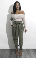 CALOFE Summer Autumn Loose Bow Ruffle Women Pants Summer Casual Belt High Waist Solid Trousers Steetwear Female Pants Lady T Fashions
