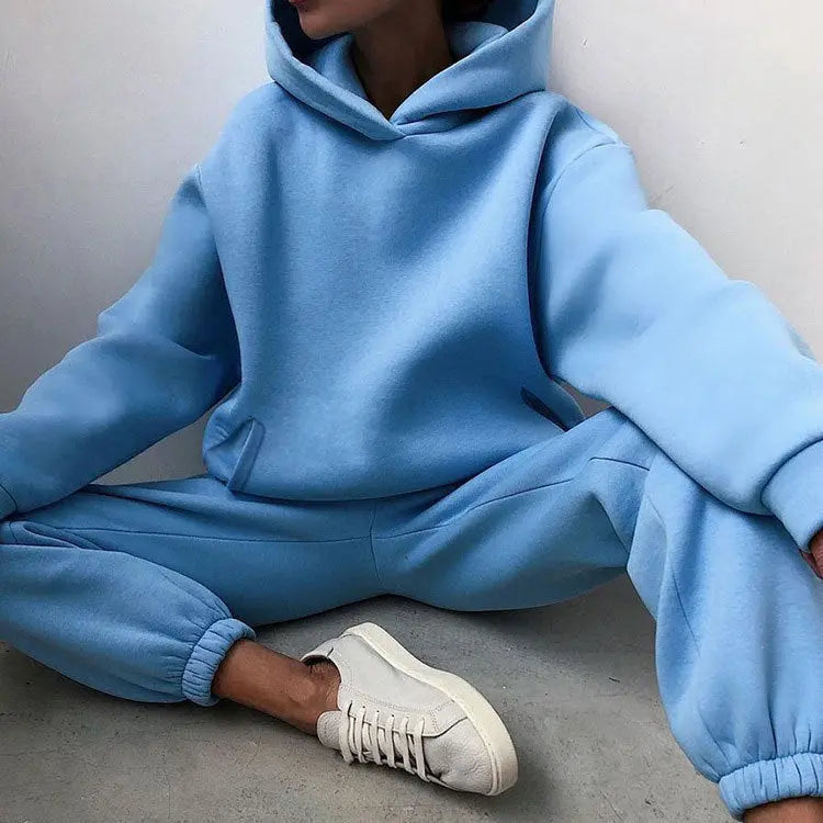 Autumn And Winter Hoodie Set Lady T Fashions