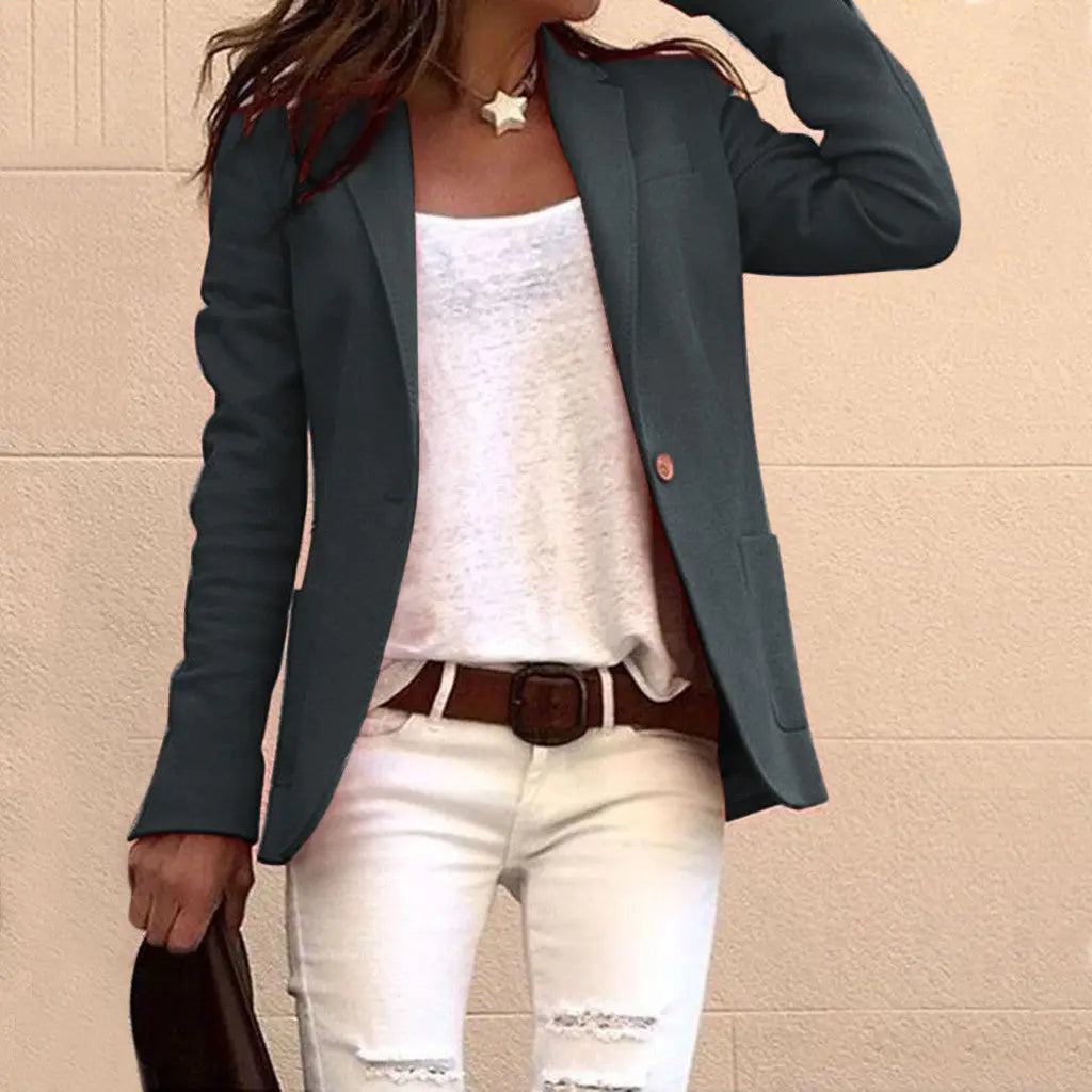 Candy-colored long-sleeved suit Lady T Fashions