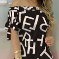 Womens Fashionable Off-Shoulder Slim Dress With Elegant Knot Detail Sexy Spring & Summer Evening Dress Lady T Fashions