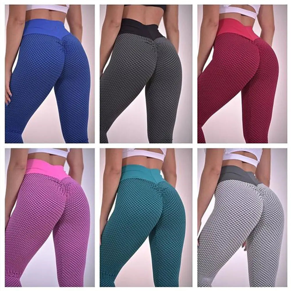 Women's Hip Lifting Waist Sports Yoga Pants Lady T Fashions
