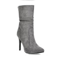 Sexy Stiletto Plus Size Low-Top Women's Boots Lady T Fashions