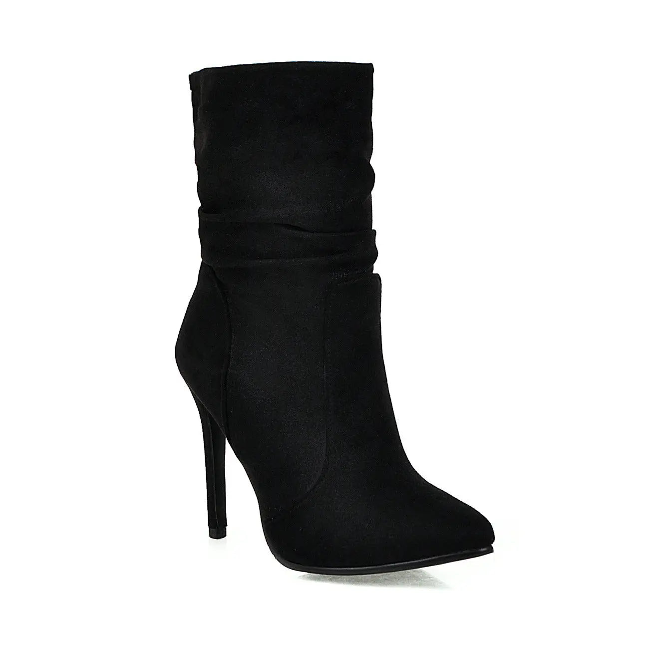Sexy Stiletto Plus Size Low-Top Women's Boots Lady T Fashions