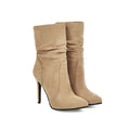 Sexy Stiletto Plus Size Low-Top Women's Boots Lady T Fashions