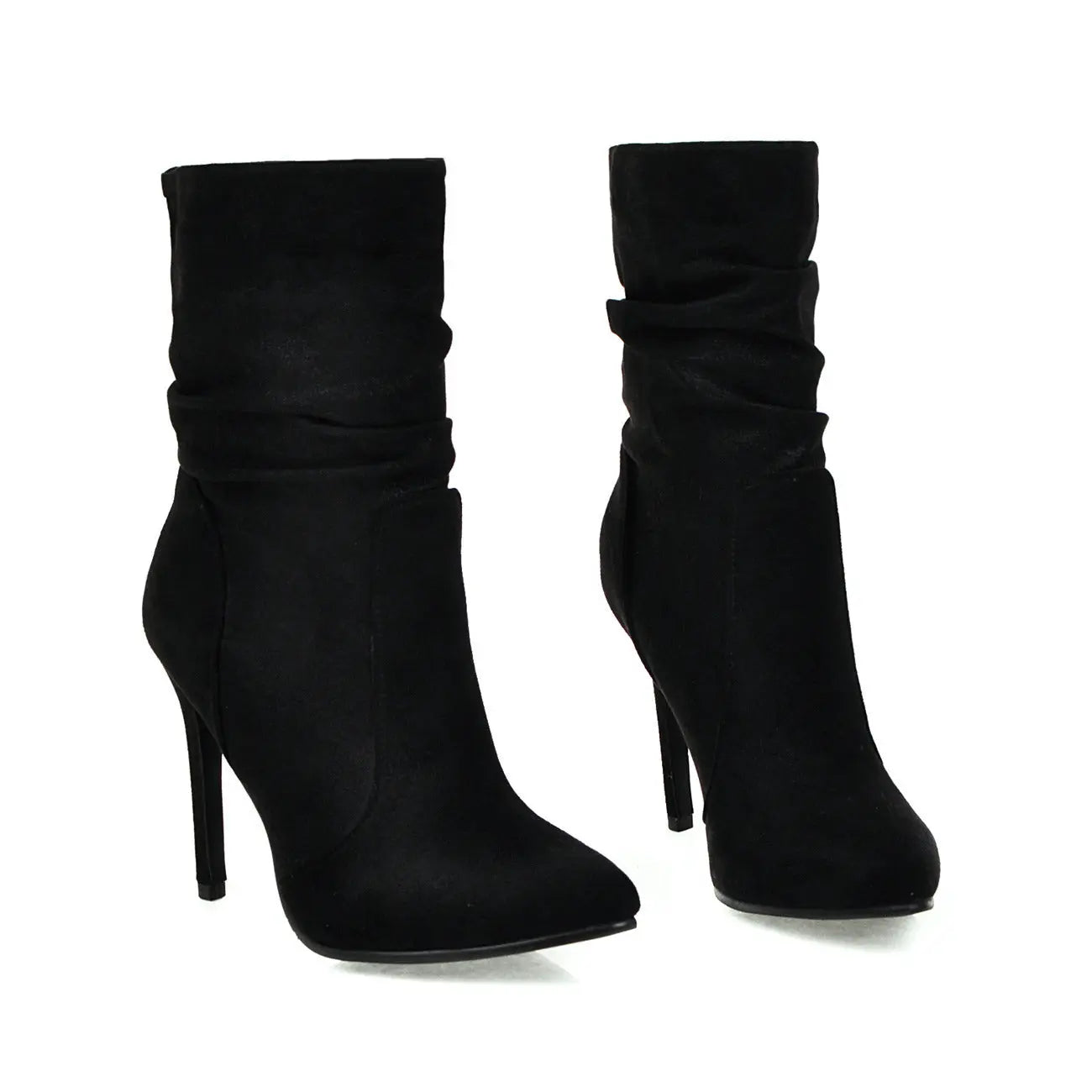 Sexy Stiletto Plus Size Low-Top Women's Boots Lady T Fashions