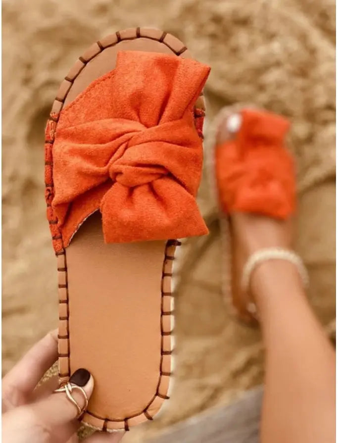 New Style Bow Beach Outdoor Sandals Lady T Fashions
