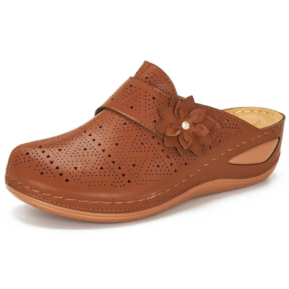 Flower Wedge With Women's Sandals Hollow Sandals Women Lady T Fashions