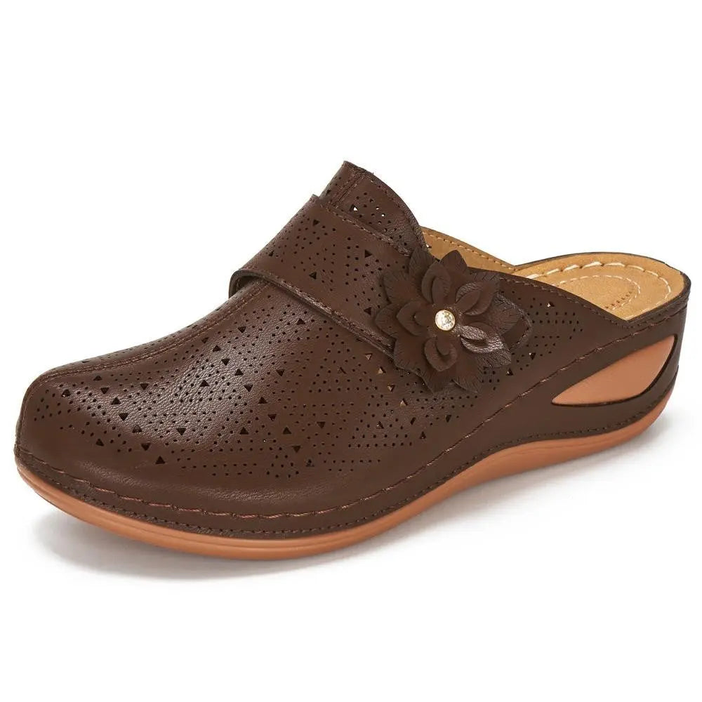 Flower Wedge With Women's Sandals Hollow Sandals Women Lady T Fashions