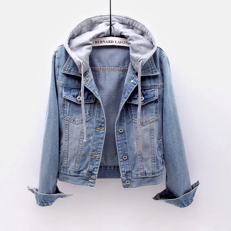 Season Xian Slim Hooded Casual Jacket Lady T Fashions
