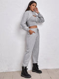 European And American Sports Hooded Sweater Three-piece Street Sports Lady T Fashions