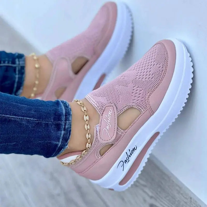 [Lightweight Sport Shoes] Lightweight Women's Casual Sport Shoes - All-season Fabric Upper, PU Sole, Stabilizing Support, Breathable Mesh, Solid Color, Fabric Inner and Insole, No Printing, for Ladies Lady T Fashions