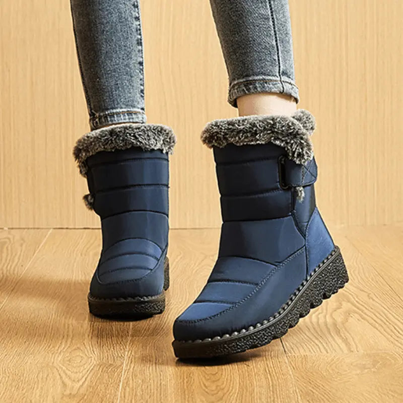 Winter Boots for Women New Long Plush Snow Boots Woman Platform Ankle Boots Warm Shoes Lady T Fashions