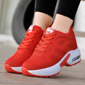Stylish Women's Low-Top Mesh Sneakers - Air Cushioned, Breathable, Lace-Up Casual Shoes - Ideal for Spring Lady T Fashions