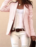 Candy-colored long-sleeved suit Lady T Fashions