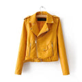 autumn and winter women's clothing coat Korean version of the Korean version of women's leather jacket fashion women's clothing wholesale Lady T Fashions