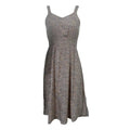 Ladies' V-neck Printed Floral Print Backless Elastic Shoulder Strap Fashionable A-list Dress Lady T Fashions