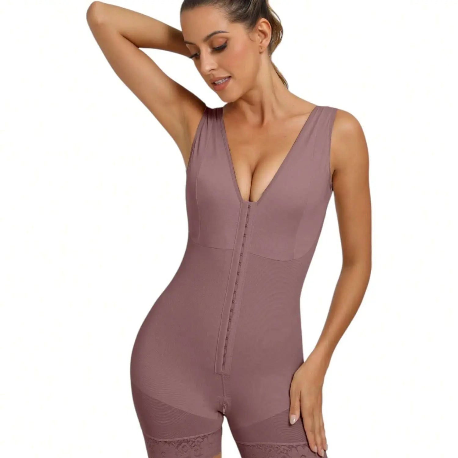 Fajas Colombianas Women's Shapewear, Full Body Sculpting After Abdominal Control, Hip Lifter With Zipper Crotch, Women's Fitness Set,- Prohibition Of Selling On The Amazon Platform Lady T Fashions